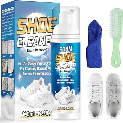 Foam shoe cleaner kit - shoe,