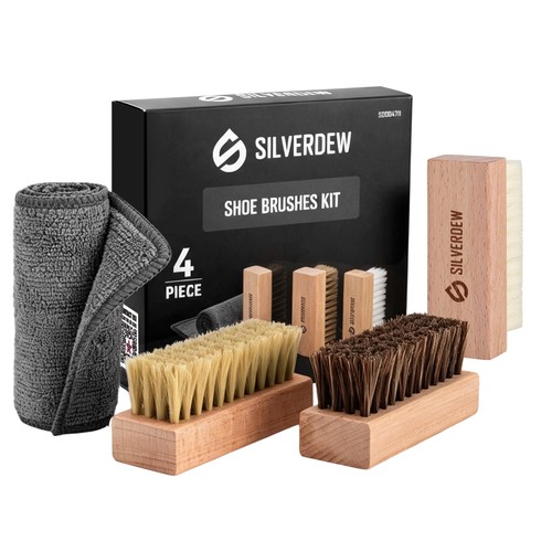 4pcs shoe brush kit - kit, for